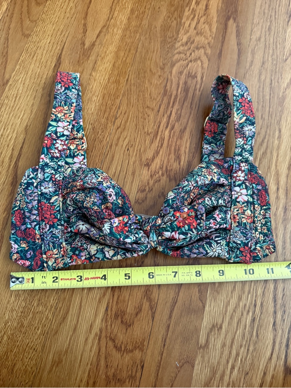 Montce swim Mara floral euro bikini top Small - Picture 3 of 5